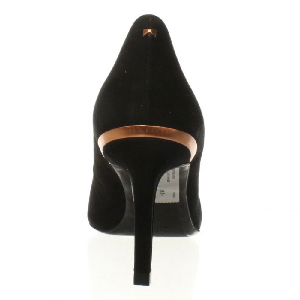 Ted Baker Eriin Black Suede Pump Heel Dress Shoes - Picture 9 of 13